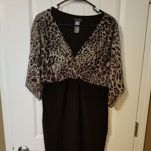 Cheetah print dress